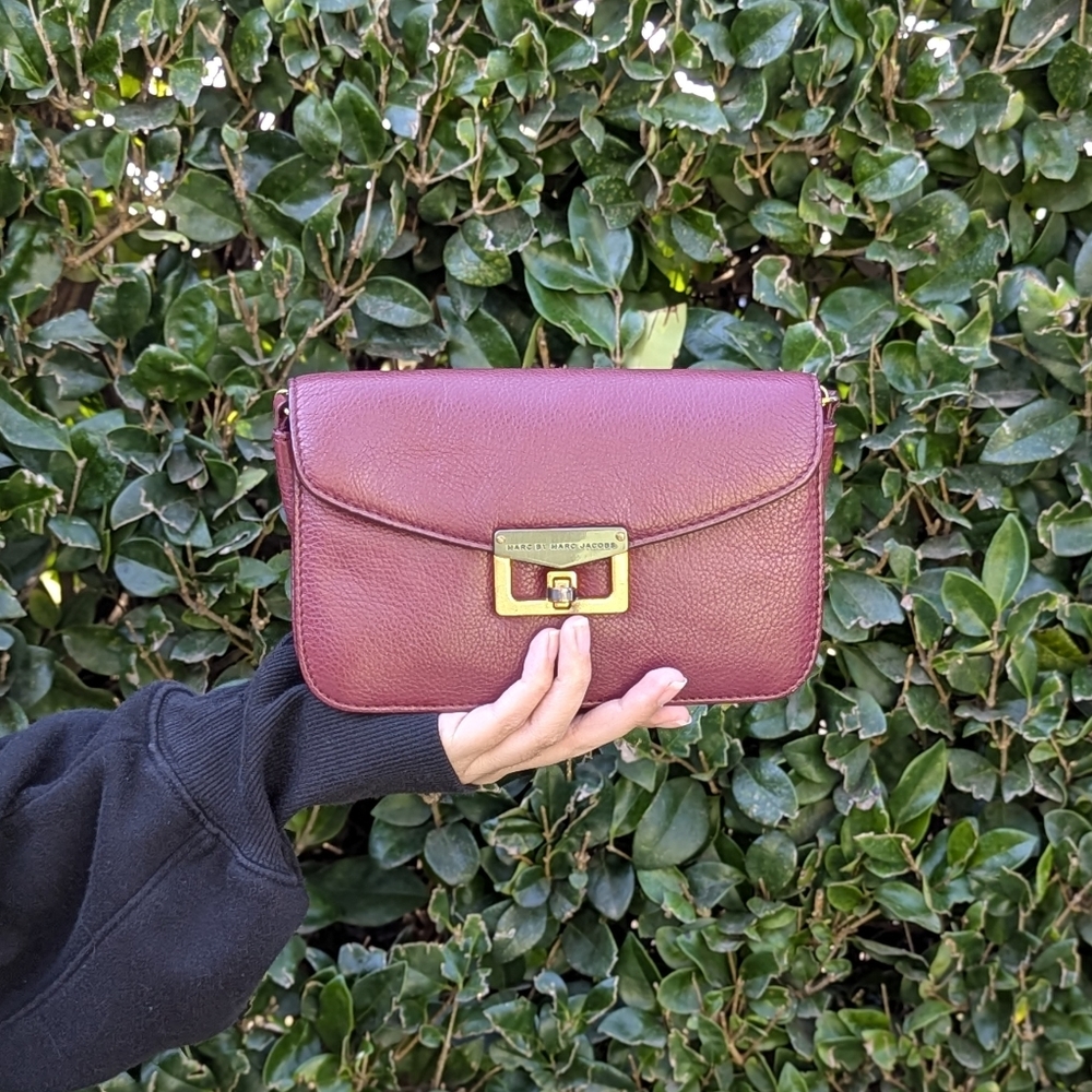 Marc by Marc Jacobs Red Leather Crossbody Mini Bag